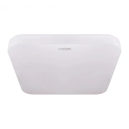 Plafony - biała plafoniera kwadratowa 33cm 24w nw led d 1800lm 4000k urania 03920 ideus 