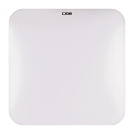 Plafony - biała plafoniera kwadratowa 33cm 24w nw led d 1800lm 4000k urania 03920 ideus 