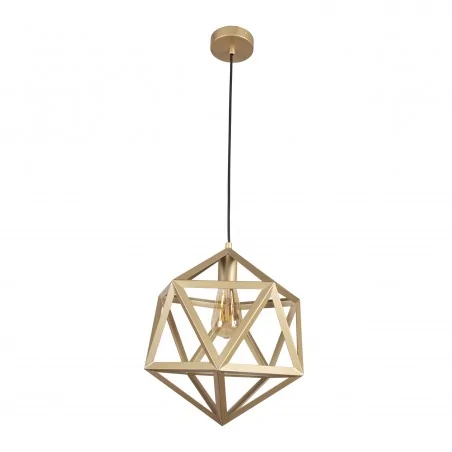 Lampy-sufitowe - 318848 złota lampa sufitowa geometryczna e27 20w il mio denmark gold polux 