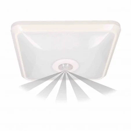 Plafony - plafon biały z czujnikiem ruchu led 12w 850lm ip20 4000k nyk or-pl-6092wlpmr4 orno 