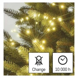 Oswietlenie-choinkowe - oświetlenie świąteczne frędzle z ciepłym światłem 8m 450led d3aw11 emos 