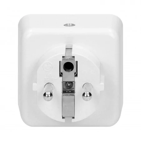 Lampki-nocne - lampka nocna led z gniazdem sieciowym 4000k la-6 orno 