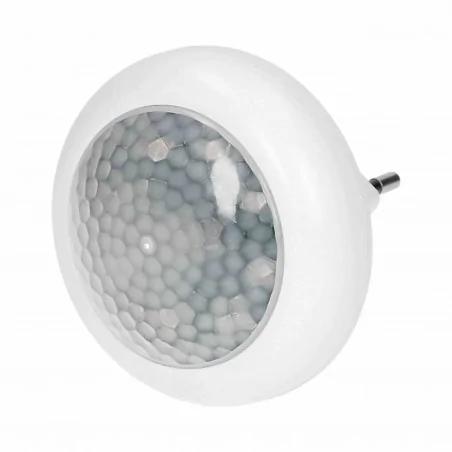 Lampki-nocne - lampka nocna 8xled z czujnikiem ruchu i zmierzchu 120° 40lm 6500k la-2 orno 
