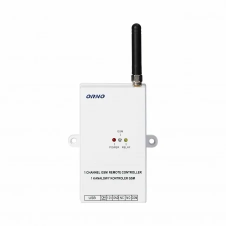 Sterowniki-i-odbiorniki - kontroler gsm do sterowania bramą, z wejściem usb or-gb-449 orno 