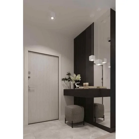 Oprawy-sufitowe - biała lmpa sufitowa podtynkowa kwadrat 1x40w gu10 quad sl.0027 sollux 