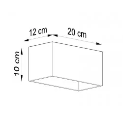 Kinkiety-do-salonu - biała lampa ścienna świecąca góra-dół 2x40w g9 quad sl.0525 sollux 