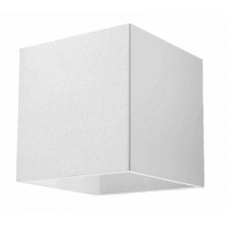 Kinkiety-do-salonu - biały kinkiet świecący dwustronnie 1xg9 40w quad sl.0059 sollux