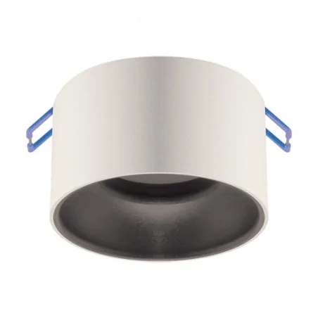 Oprawy-sufitowe-stale - nowoczesna oprawa sufitowa wpuszczana panama c biało-czarna 04118 ideus 