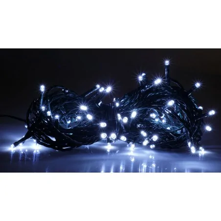 Oswietlenie-choinkowe - lampki zewnętrzne zimna barwa led x 200 sznur lz-eco-led-200 ch/0129 rum-lux 