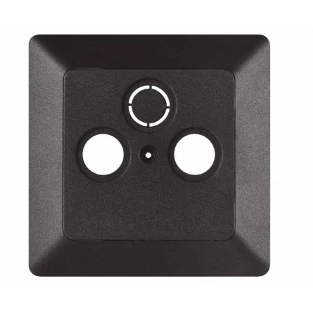 Gniazda-komputerowo-telefoniczne - pokrywa gniazda tv+r+sat antracyt 1906300110 a6004.8 emos 