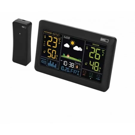 Termometry-i-stacje-pogodowe - stacja pogodowa z wyświetlaczem bezprzewodowa e0387 emos 