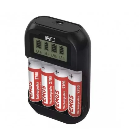 Ladowarki-do-baterii - ładowarka akumulatorków bcn-41d + 4aa 2700 n9331 emos 