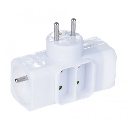 Rozgalezniki - rozgałęźnik 4 gniazda złodziejka rozgałęziacz z-4 rum-lux 