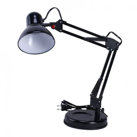 Lampki-biurkowe - lampka biurkowa szkolna ruchoma e27 omega lb/0212 rum-lux 