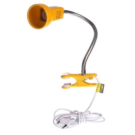 Strona-glowna - żółta lampka z klipsem 1x40w e14 lb/0095 rum-lux 