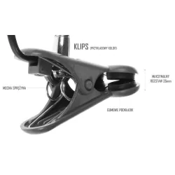 Strona-glowna - żółta lampka z klipsem 1x40w e14 lb/0095 rum-lux 