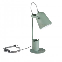 Lampki-biurkowe - lampka biurkowa z przybornikiem + ruchomy klosz 1xe27 raibo 36284 kanlux