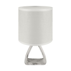 Lampki-nocne - lampka stołowa w kolorze białym e14 atena e14 a white 04057 ideus