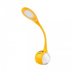 Lampki-biurkowe - żółta nowoczesna lampka biurkowa - nocna us014 magic 2w1 neutralna plus rgb nilsen