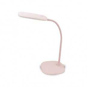 Lampki-biurkowe - ledowa lampka na biurko różowa elastyczna 6,5w 4000k 420lm lisa px017e nilsen 