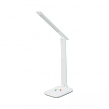 Lampki-biurkowe - us011e wąska lampka biurkowa ze światłem rgb w podstawie 8w zmienna barwa magic slim nilsen 