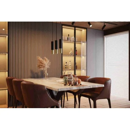 Lampy-sufitowe - potrójne oświetlenie wiszące czarno - złote 3xgu10 loopez sl.0955 sollux 