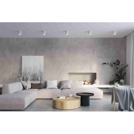 Lampy-sufitowe - betonowa lampa sufitowa tuba 1xgu10 14cm cullo sl.0645 sollux 