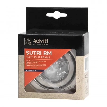 Oprawy-sufitowe - satynowa ramka dekoracyjna oprawy punktowej mr16/gu10 50w sutri rm ad-od-6176/n orno 