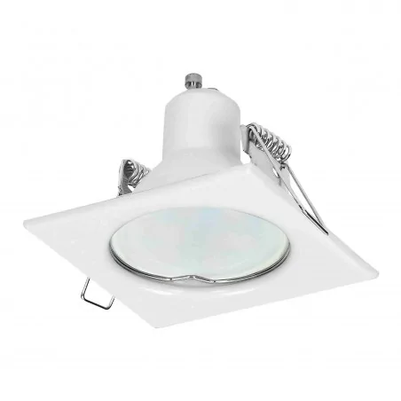 Oprawy-sufitowe - kwadratowa ramka dekoracyjna oprawy punktowej stała biała mr16/gu10 50w sutri sc ad-od-6177/w orno 