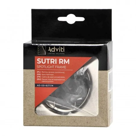 Oprawy-sufitowe - ramka dekoracyjna oprawy punktowej stały, satyna mr16/gu10 50w sutri sc ad-od-6177/n orno 
