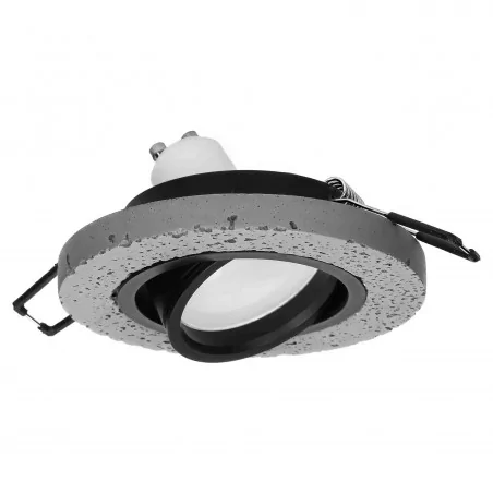 Oprawy-sufitowe - betonowa ramka dekoracyjna oprawy punktowej ruchoma mr16/gu10 50w halisi rm ad-od-6182 orno 