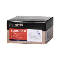 Oprawy-sufitowe - oczko sufitowe białe ruchome mr16/gu10 max 50w sormus r ad-od-6169/w orno 