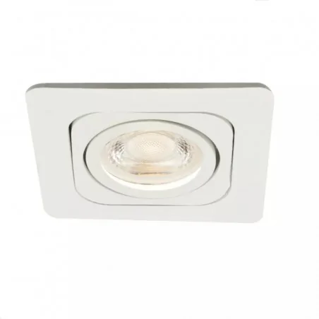 Oprawy-sufitowe-ruchome - klint-221-wh kwadratowa oprawa białe oczko ozzo ip20 aluminium gu10 biała inq 