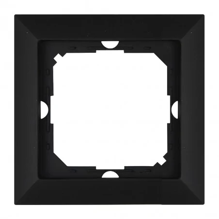 Ramki-pojedyncze - pojedyncza ramka  do serii perła ra-1p abex kolor czarny mat 