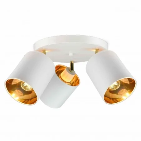 Lampy-sufitowe - potrójny plafon - ruchome klosze 3xe27 60w bati ad-ld-6270we27m orno 