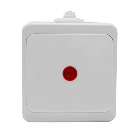 Wylaczniki-schodowe - włącznik schodowy natynkowy biały z podświetleniem ip44 wnt-5s/s smart abex 
