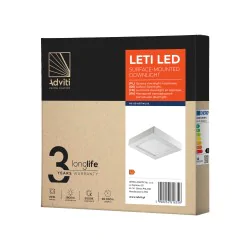 Oprawy-sufitowe - kwadratowe oświetlenie sufitowe ze zasilaczem led 24w 1900lm 3000k leti ad-od-6075wlx3 orno 