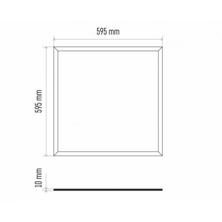 Panele-led - panel kwadratowy led 60×60 48w ip65 neutralna biel pixxo zr1532 emos 