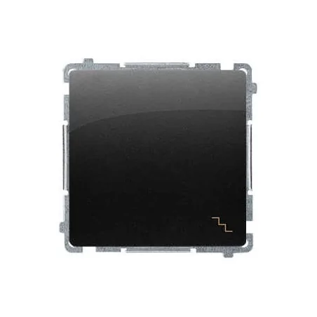 Wylaczniki-schodowe - włącznik schodowy pojedynczy z piktogramem czarny mat simon basic  bmw6.01/49 kontakt-simon 