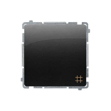 Wylaczniki-krzyzowe - włącznik krzyżowy czarny mat simon basic bmw7.01/49 kontakt-simon 