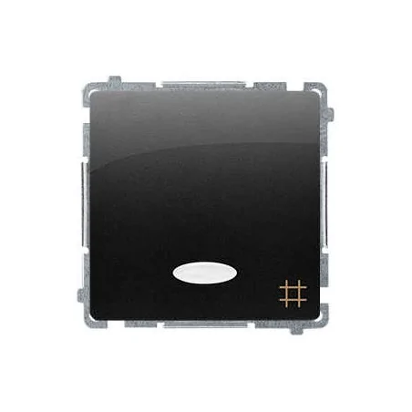 Wylaczniki-krzyzowe - włącznik krzyżowy z niebieskim podświetleniem czarny mat simon basic bmw7l.01/49 kontakt-simon 