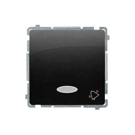 Wlaczniki-i-przyciski-dzwonkowe - przycisk dzwonkowy z podświetleniem led czarny mat z piktogramem bmw7l.01/49 simon basic kontakt-simon 