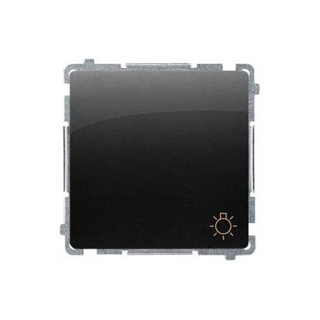 Wylaczniki-typu-swiatlo-zwierne - przycisk zwierny z piktogramem żarówki czarny mat bms1.01/49 simon basic kontakt-simon 