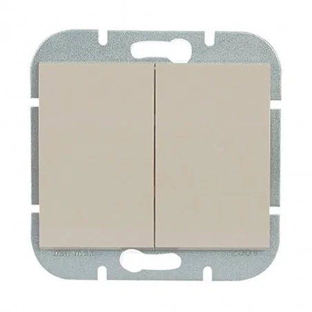 Wylaczniki-podwojne - beżowy włącznik podwójny wp-2o onyx 9002195 abex 