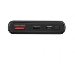 Baterie - powerbank pojemność 10000mah czarny microusb + usb c, slim alphaq b0524b emos 