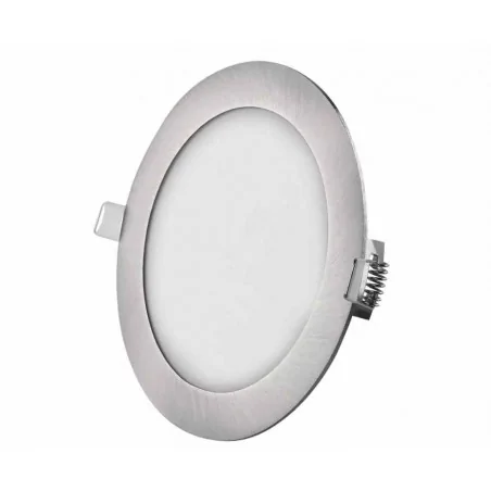 Oprawy-sufitowe - srebrna oprawa sufitowa podtynkowa cct 12w led nexxo zd1233 emos 