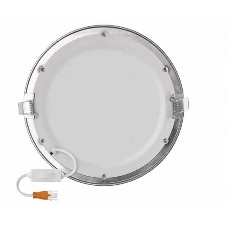 Oprawy-sufitowe - panel okrągła led wpuszczany srebrna 18w cct nexxo zd1243 emos 