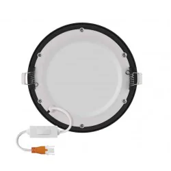 Oprawy-sufitowe - czarne oczko sufitowe led 12w, cct nexxo zd1333 emos 