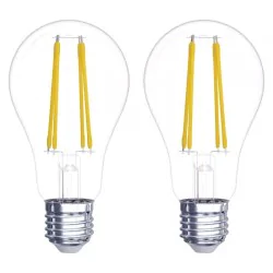 Gwint-trzonek-e27 - zf5140.2 żarówka led filament  2 sztuki a60 5.9w-60w e27 ciepła 2700k 806lm 3 lata gwarancji emos 