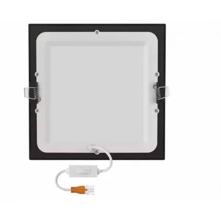 Oprawy-sufitowe - panel led wpuszczany , kwadrat, czarny, 18w, cct nexxo zd2343 emos 